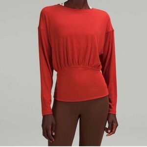 Lululemon Ribbed Modal-Silk Blend Long Sleeve Top